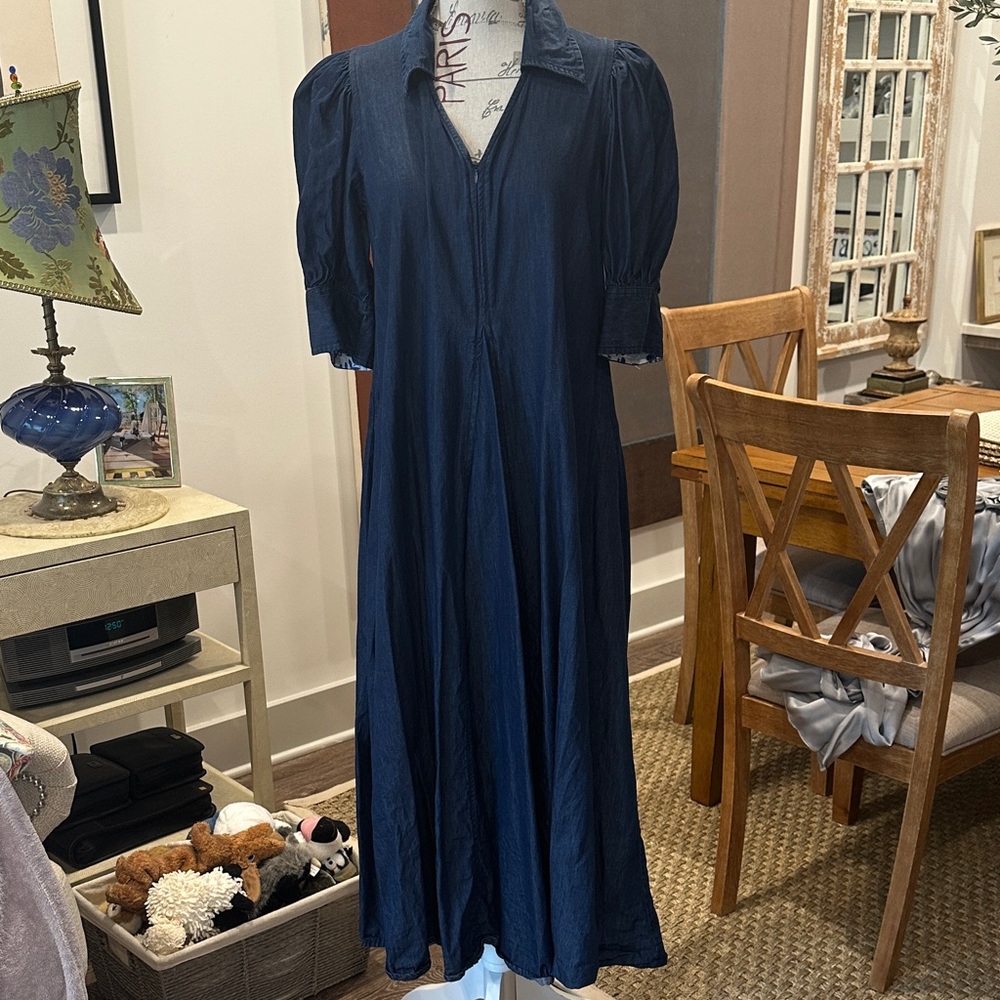 Chic Light Jean Navy Dress